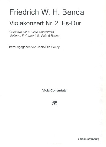 Konzert Es-Dur Nr.2 für Viola und Streichorchester