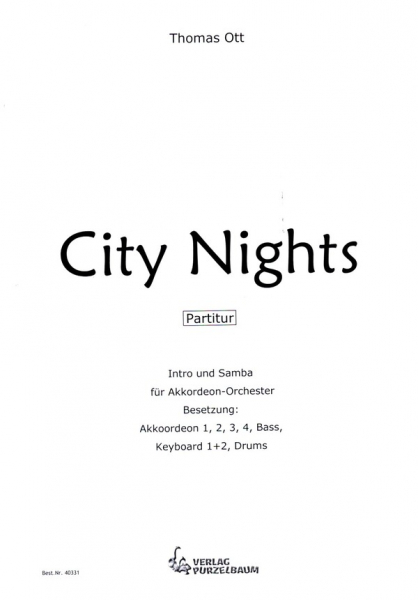 City Nights - Intro und Samba für Akkordeonorchester