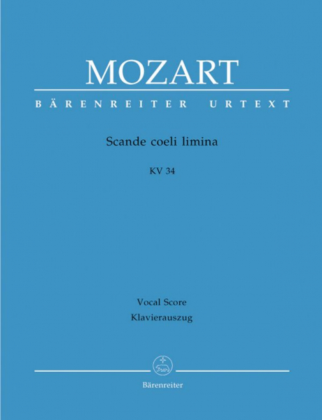 Scande coeli limina KV34 für Sopran, gem Chor , Orchester und Bc