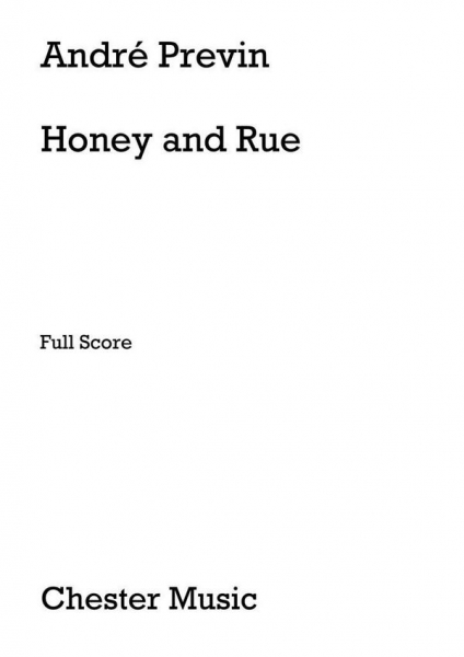 Honey and Rue for soprano and orchestra