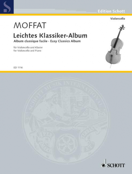 Leichtes Klassiker-Album für Violoncello und Klavier