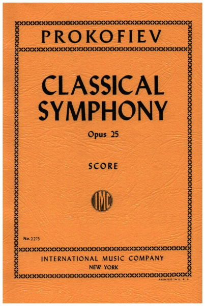 Classical Symphony op.25 for orchestra