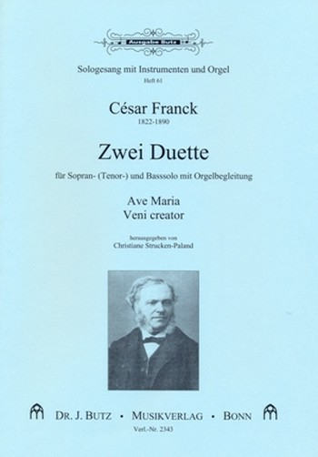 2 Duette für Sopran (Tenor), Bass und Orgel