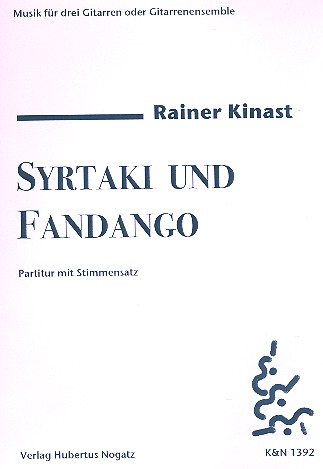 Syrtaki und Fandango für 3 Gitarren (Ensemble)