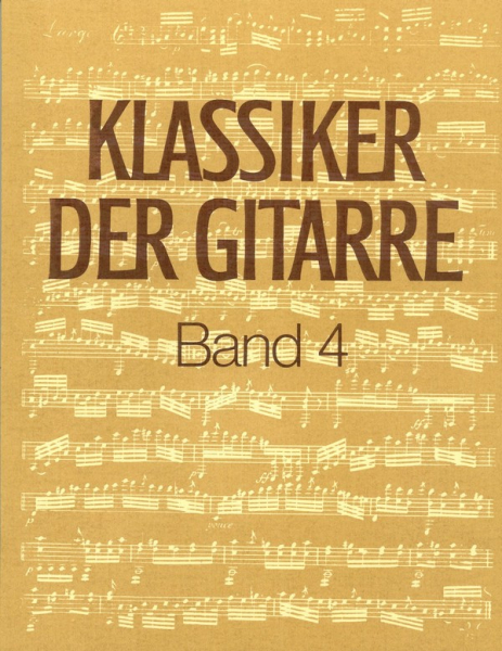 Klassiker der Gitarre Band 4 für Gitarre