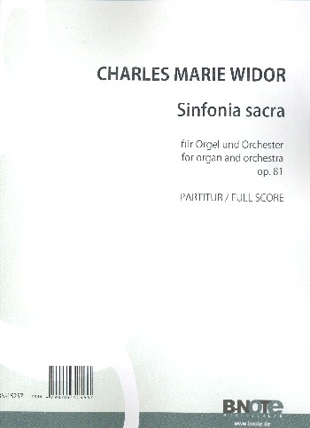 Sinfonia sacra op.81 für Orgel und Orchester