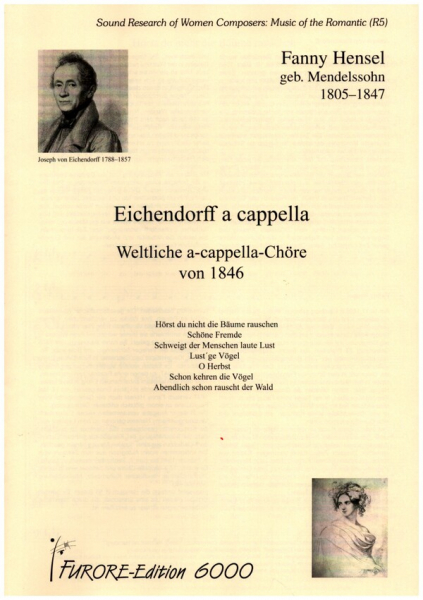 Eichendorff a cappella Weltliche a cappella Chöre von 1846