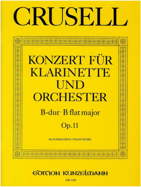 Konzert B-Dur op.11 für Klarinette und Orchester