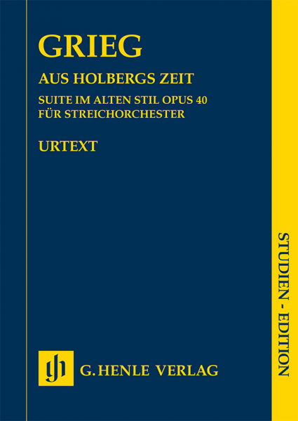 Aus Holbergs Zeit op. 40 (Suite im alten Stil) für Streichorchester