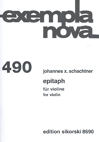 Epitaph VI für Violine