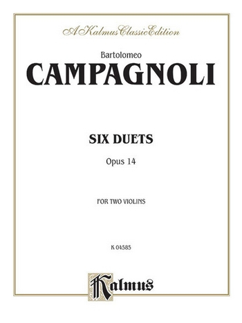 6 Duets op.14 for 2 violins