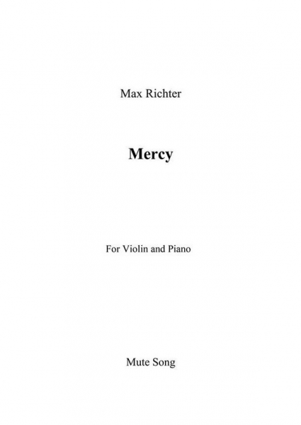 Mercy for violin and piano