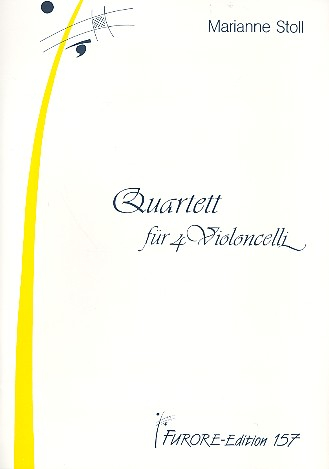 Quartett für 4 Violoncelli Partitur und Stimmen