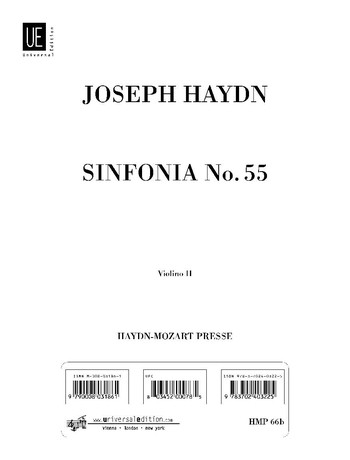 Sinfonie Es-Dur Nr.55 Hob.I:55 für Orchester