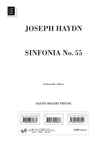 Sinfonie Es-Dur Nr.55 Hob.I:55 für Orchester