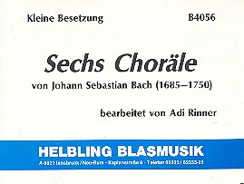 6 Choräle für 4-stimmiges Blechbläser-Ensemble