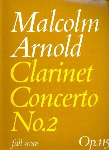 Clarinet Concerto No.2 for clarinet and orchestre