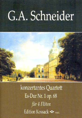 Konzertantes Quartett Es-Dur Nr.1 op.68 für 4 Flöten