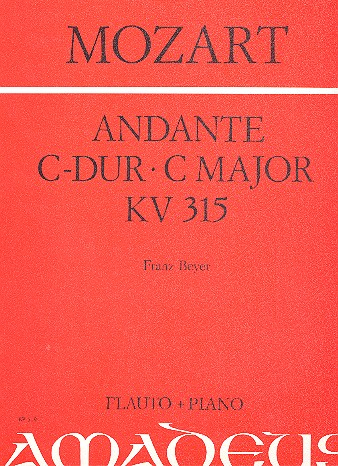 Andante C-Dur KV315 für Flöte und Orchester