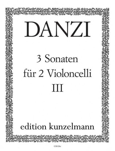 3 Sonaten op.1,3 für 2 Violoncelli