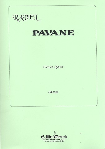 Pavane for 5 clarinets