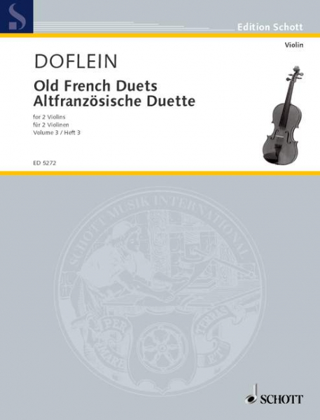 Altfranzösische Duette Band 3 für Violinen