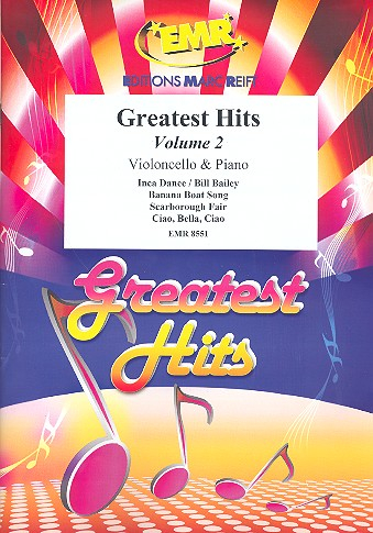 Greatest Hits Band 2: für Violoncello und Klavier (Percussion ad lib)