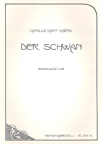 Der Schwan für Violoncello (2 Spieler auf 2 Celli)