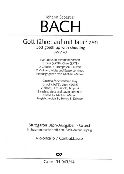 Gott fähret auf mit Jauchzen Kantate Nr.43 BWV43