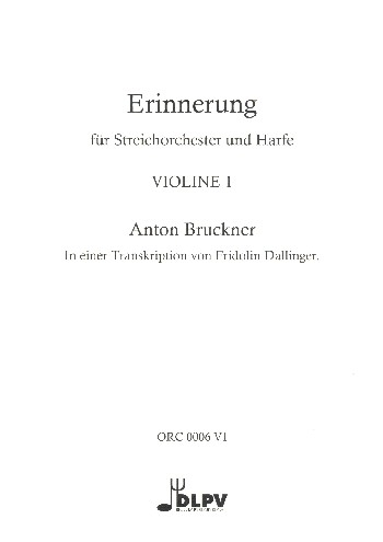 Erinnerung für Harfe und Streichorchester