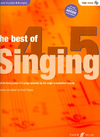 Best of Singing Grade 4-5 (+CD) for high voice and piano