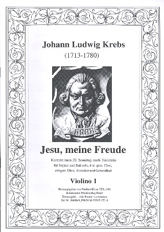 Jesu meine Freude für Soli, gem Chor, Oboe, Streicher und Bc