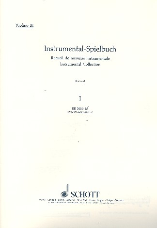 Instrumental-Spielbuch Band 1 für Orchester