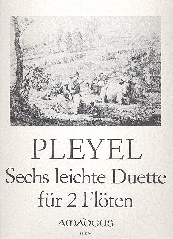 6 leichte Duette für 2 Flöten Spielpartitur