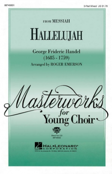 Hallelujah for 3-part mixed choir and piano