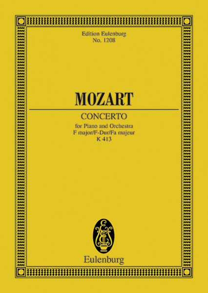 Concerto f major KV413 for piano and orchestra