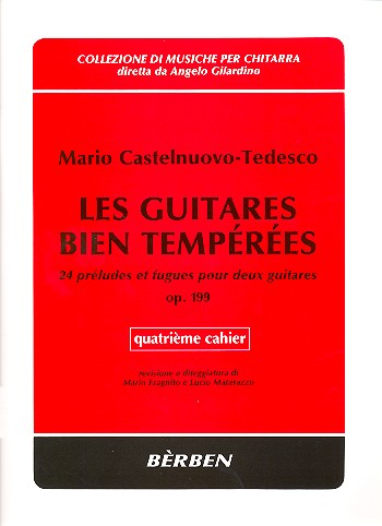 Les guitares bien temperées op.199 vol.4 pour 2 guitares