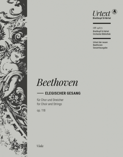 Elegischer Gesang op.118 für gem Chor und Streicher