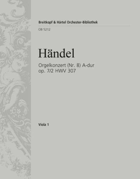 Konzert A-Dur op.7,2 HWV307 für Orgel und Orchester