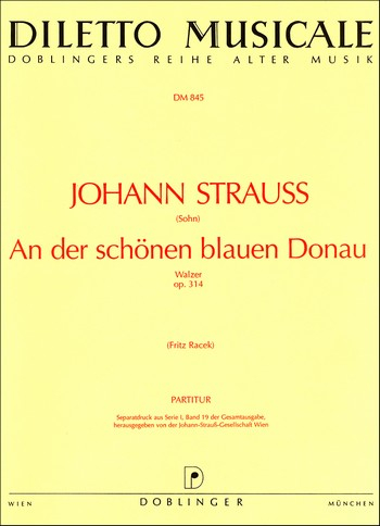 An der schönen blauen Donau op.314 für Orchester