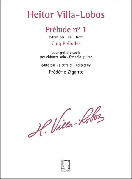 Prélude mi mineur no.1 pour guitare