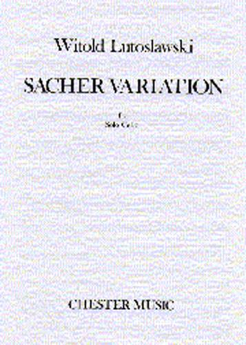 Sacher Variations for violoncello solo