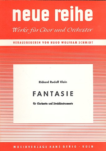 Fantasie für Klarinette und Streicher