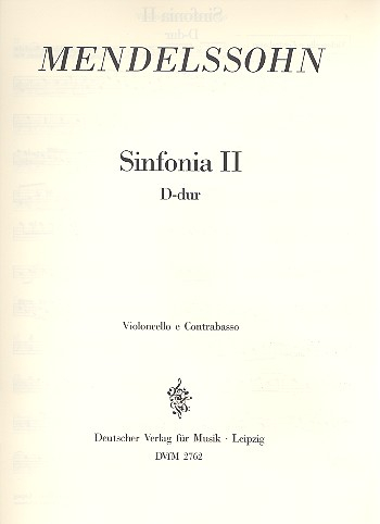 Sinfonia D-Dur Nr.2 für Streichorchester