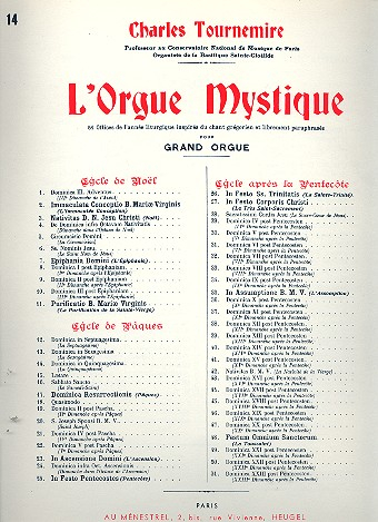 L&#039;orgue mystique vol.14 Paques