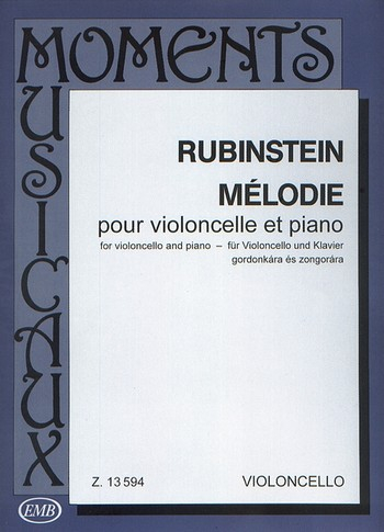 Melodie op.3,1 für Violoncello und Klavier