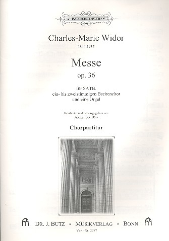 Messe op.36 für gem Chor, Baritonchor und Orgel