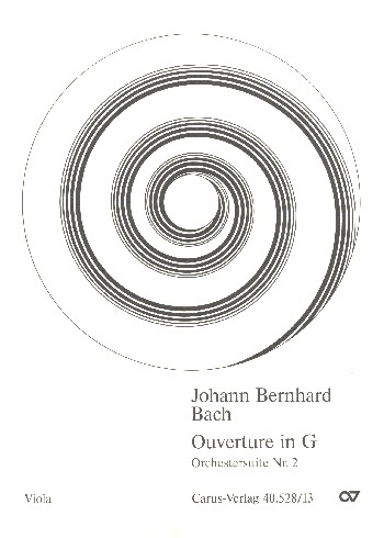 Ouvertüre G-Dur für Streicher und Bc