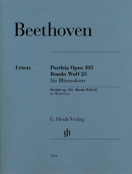 Parthia op.103 und Rondo WoO25 für 2 Oboen, 2 Klarinetten, 2 Fagotte und 2 Hörner