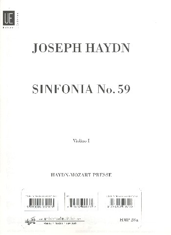 Sinfonie A-Dur Nr.59 Hob.I:59 für Orchester